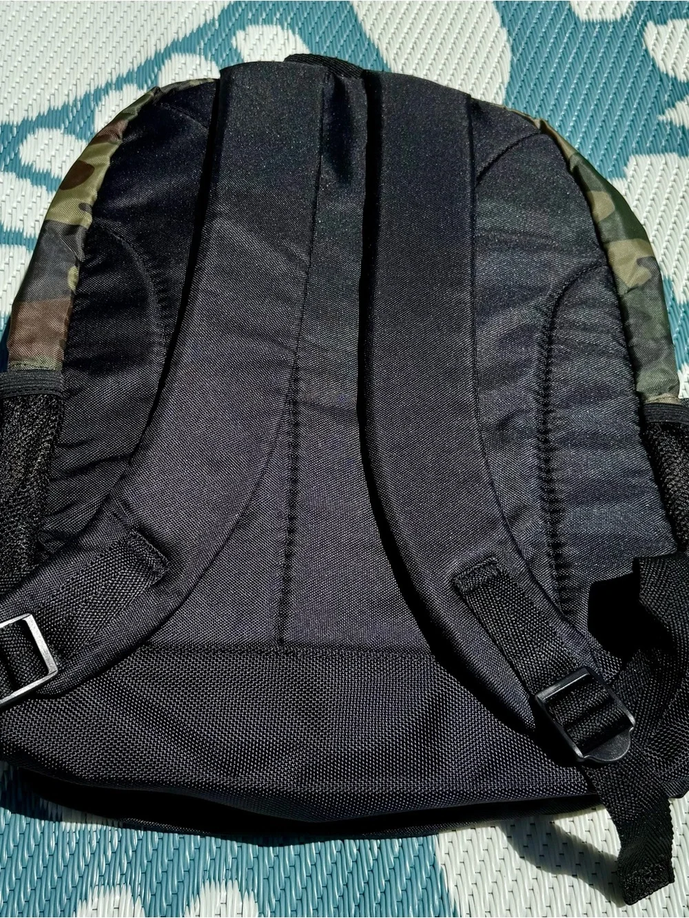 The Children's Place Green Camo Kids Backpack with Front Zip Pocket